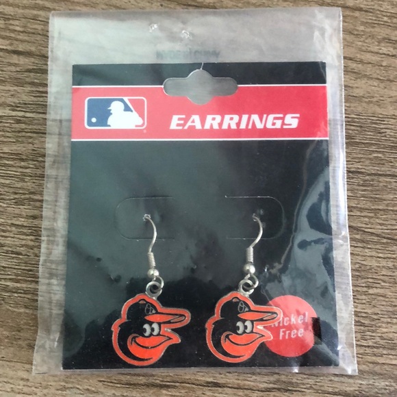 MLB earrings Baltimore Orioles new in package - Picture 1 of 1